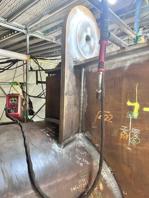 Laswerk in uitvoering